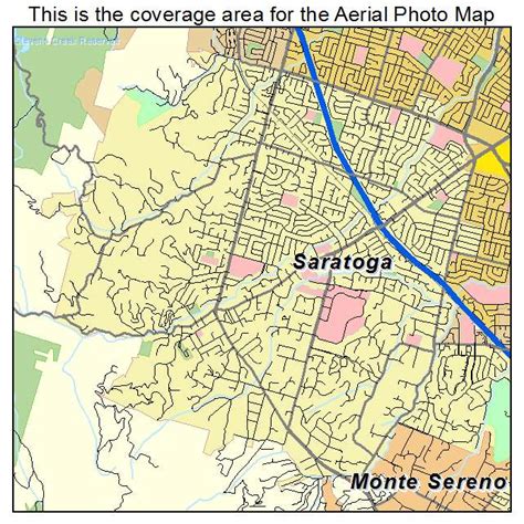 saratoga ca map